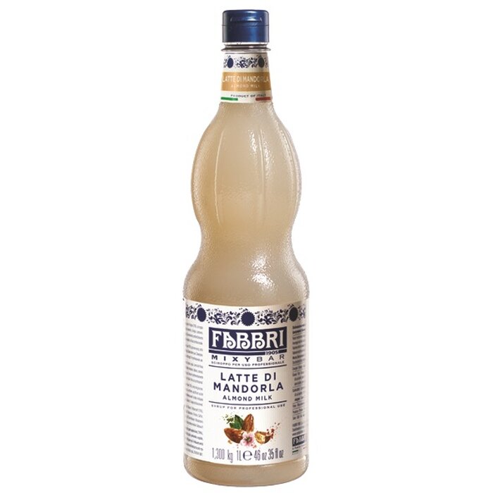 FABBRI MIXYBAR Mandelnmilch Sirup Latte di Mandorla 1Liter